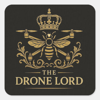 The Drone Lord Lux Sticker