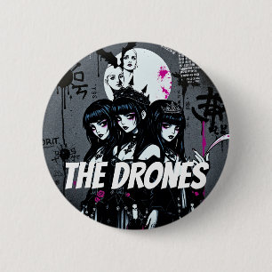 THE DRONES Dark 6 Cm Round Badge