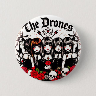 THE DRONES Dark 6 Cm Round Badge