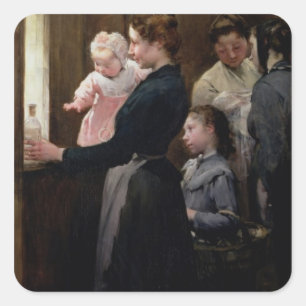 The Drop of Milk in Belleville: Doctor Variot's Square Sticker