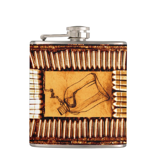 The Drought Hip Flask (Front)