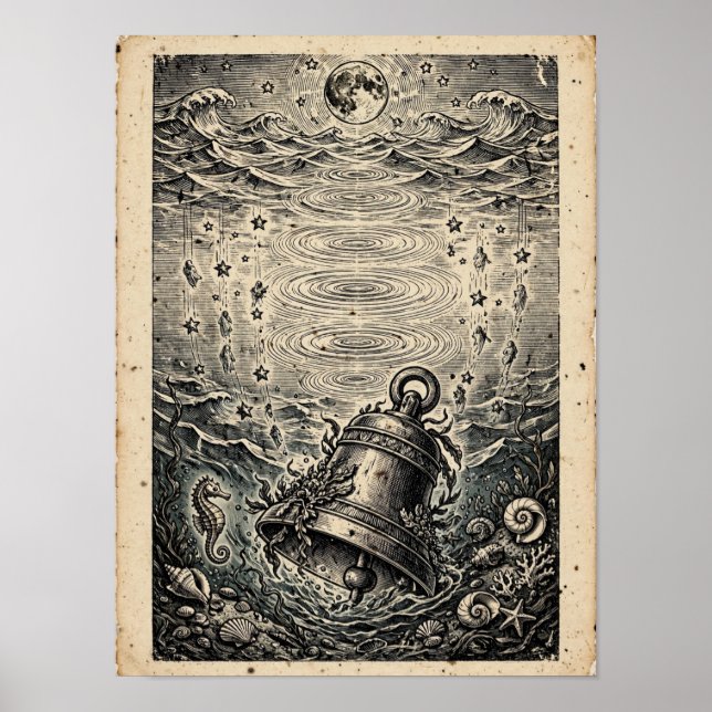 The Drowned Bell Art Print (Front)