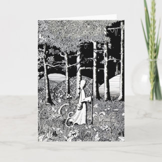The Druids walk - greeting card