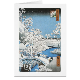 The Drum Bridge, Hiroshige, 1856-58