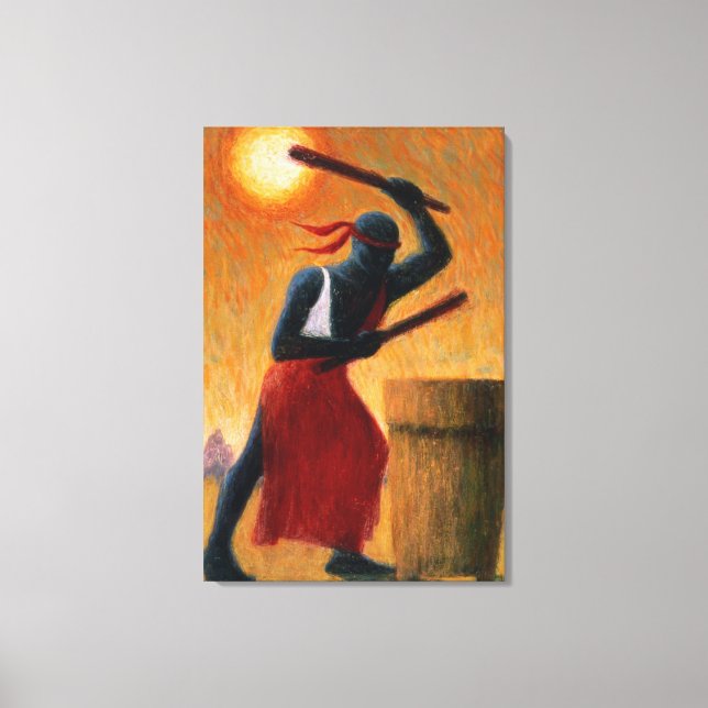 The Drummer 1993 Canvas Print (Front)