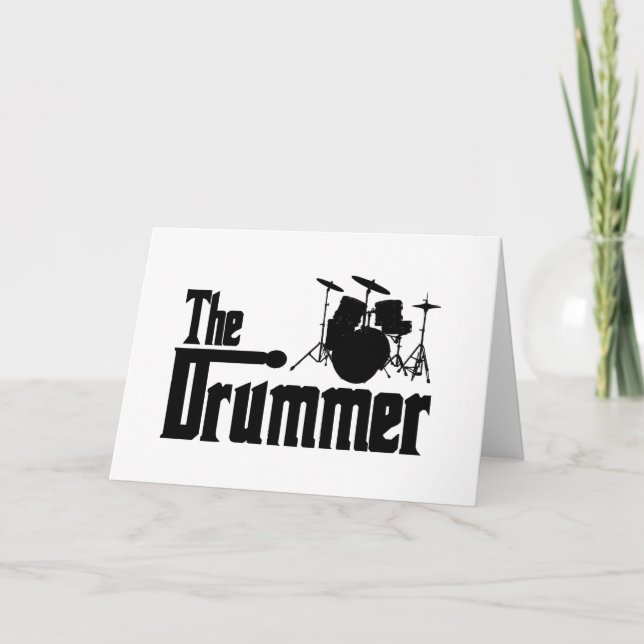 The Drummer Card (Front)