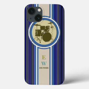 the drummer initials iPhone 13 case