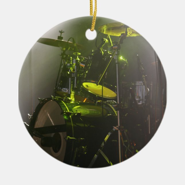 The Drums Ceramic Tree Decoration (Front)