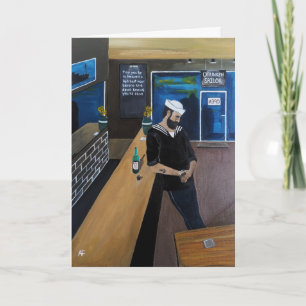 The Drunken Sailor Painting by Alfred Fox Card