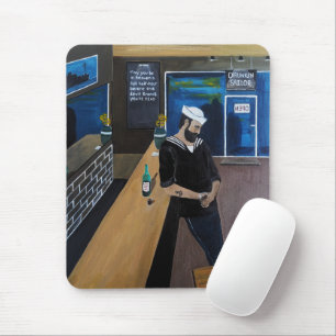 The Drunken Sailor Painting by Alfred Fox Mouse Pad