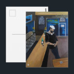 The Drunken Sailor Painting by Alfred Fox Postcard<br><div class="desc">Painting of "The Drunken Sailor" by Alfred Fox . Collectable Postcard . alfred_fox_art @ Zazzle</div>