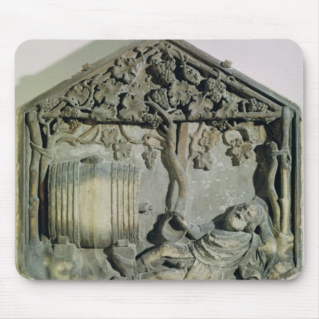 The Drunkenness of Noah, hexagonal decorative Mouse Pad (Front)