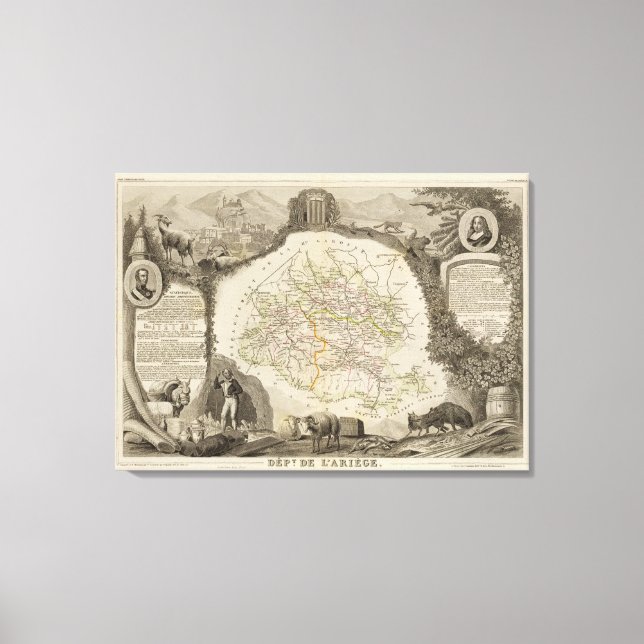 The dryness canvas print (Front)