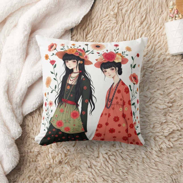 The Duality of Her Cushion (Blanket)