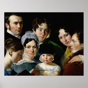 The Dubufe Family in 1820 Poster