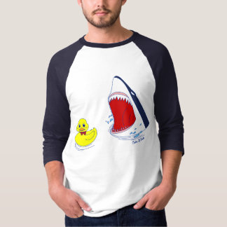 The Duck and The Shark Doodle Art T-Shirt