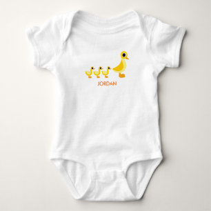 The Duck Family Baby Bodysuit