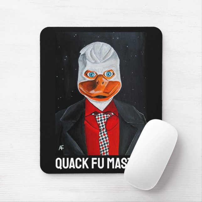 The Duck Painting by Alfred Fox Mouse Pad (With Mouse)