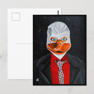 The Duck Painting by Alfred Fox Postcard