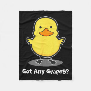 The Duck Song Got Any Gs Ice Fresh Lemonade Funny  Fleece Blanket