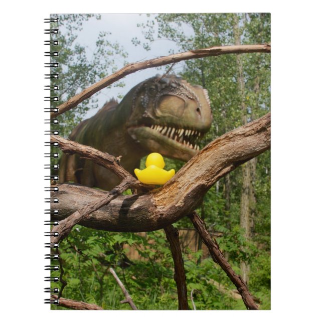 The Duck Vs. T-Rex Notebook (Front)