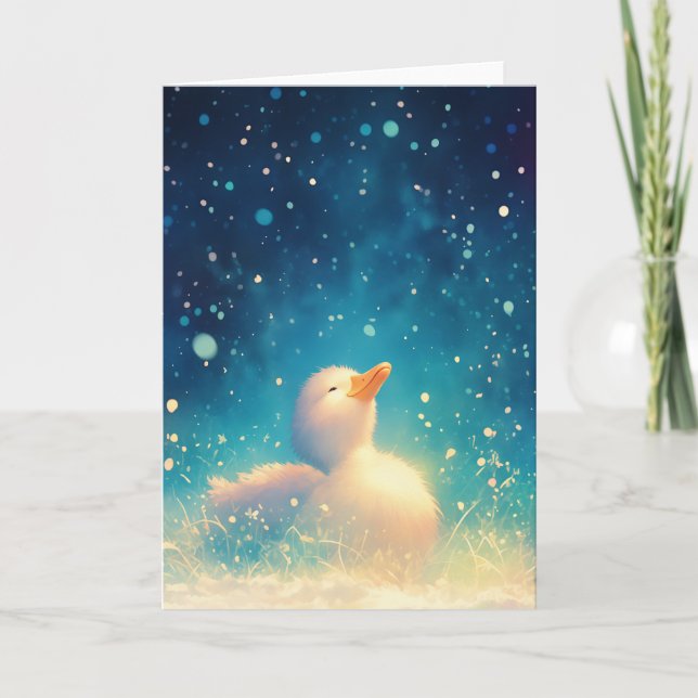 The Duckling Daydream Card (Front)