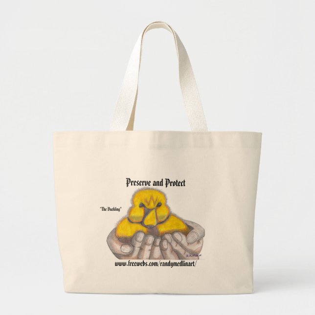 The Duckling Large Tote Bag (Front)
