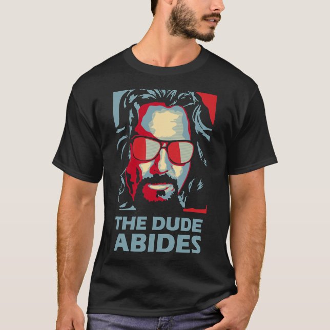 The Dude Abides Man Essential T-Shirt (Front)