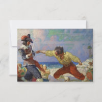 “The Duel on the Beach” by NC Wyeth
