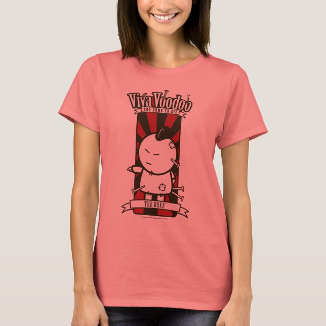 "The Duke" ladies fitted t-shirt (Front)