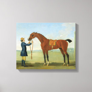 The Duke of Devonshire's Flying Childers, 1742 (oi Canvas Print