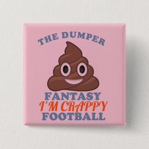 The Dumper 15 Cm Square Badge