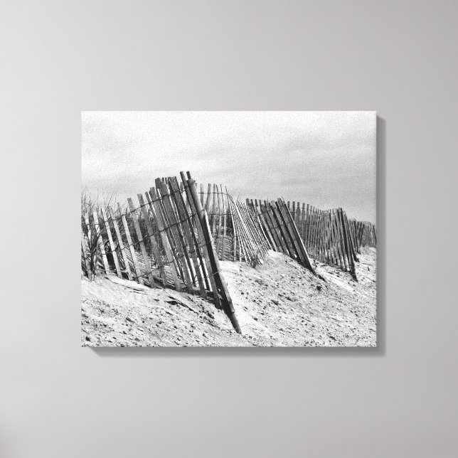 The Dune Fence Canvas Print (Front)