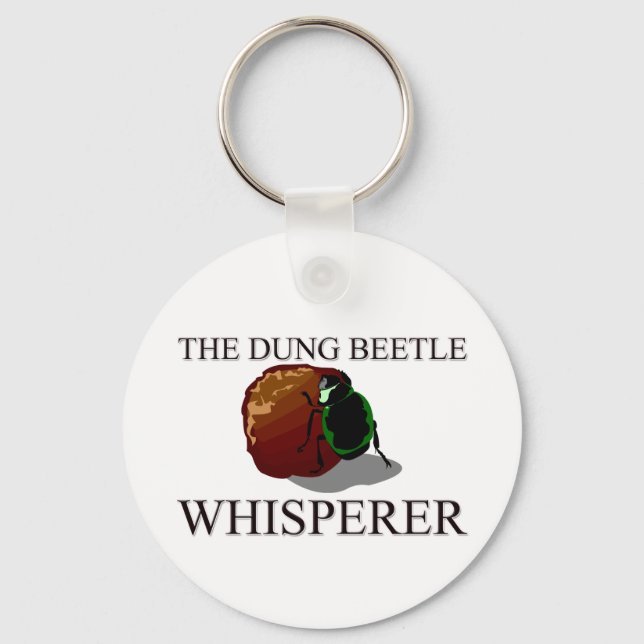 The Dung Beetle Whisperer Key Ring (Front)