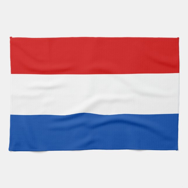 The Dutch Flag Tea Towel (Horizontal)