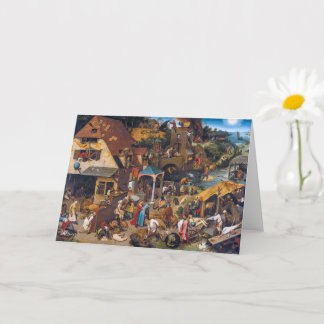 The Dutch Proverbs | Pieter Bruegel the Elder | Card