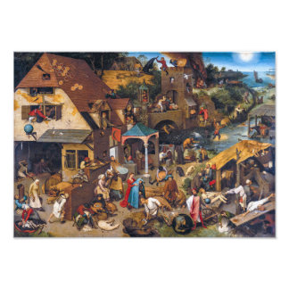 The Dutch Proverbs | Pieter Bruegel the Elder | Photo Print