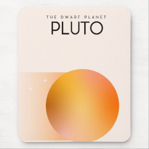 The dwarf planet Pluto Mouse Pad