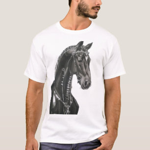 The Dynamic Black Horse T-Shirt