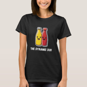 The Dynamic Duo Ketchup and Mustard Cute Friends G T-Shirt