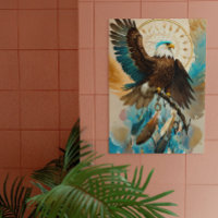 The Eagle Dreamcatcher | Digital Art Poster