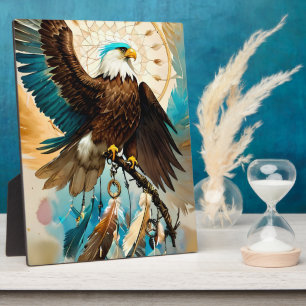 The Eagle Dreamcatcher   Tabletop Plaque
