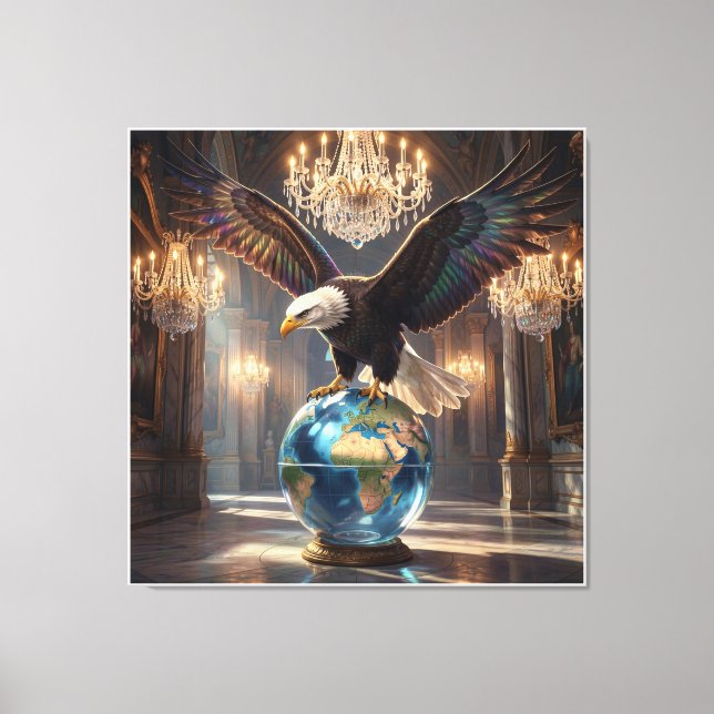 The Eagle Has Landed I Canvas Print (Front)
