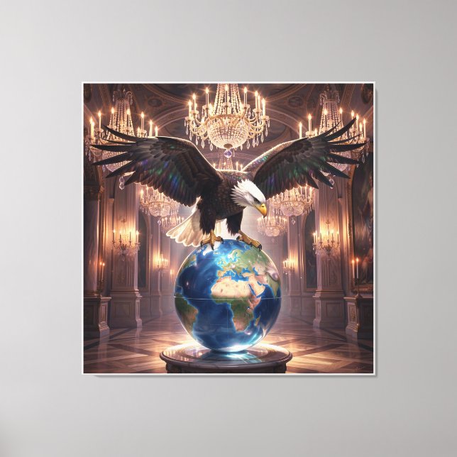 The Eagle Has Landed V Canvas Print (Front)