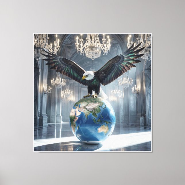The Eagle Has Landed VI Canvas Print (Front)