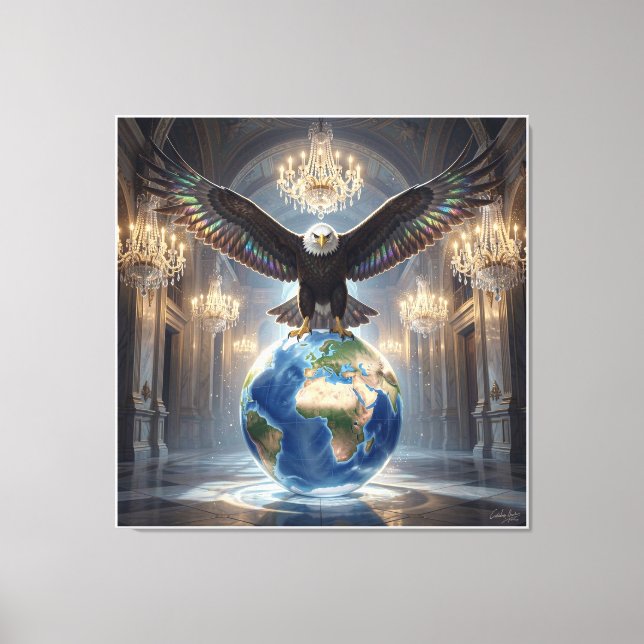 The Eagle Has Landed VII Canvas Print (Front)