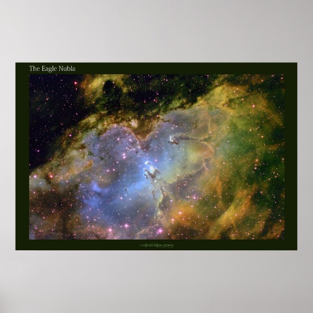 The Eagle Nebula a Distant View Poster (Front)