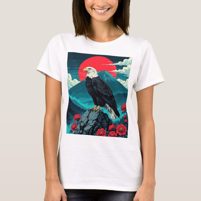 The Eagle on the mountain T-Shirt (Front)