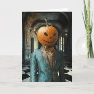 The Earl Pumpkinhead Surreal Art Greeting Card