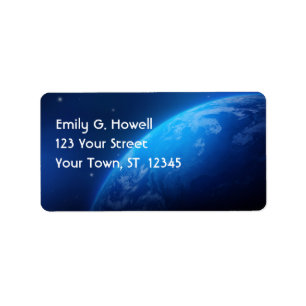 The Earth Avery Label